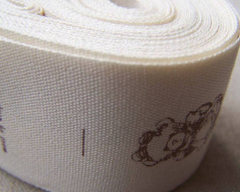 Accessories - 5.46 Yards (5 Meters) Cuddly Bear Print Cotton Ribbon Label String 30mm A3040