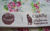 Accessories - 5.46 Yards (5 Meters) Cuddly Print Cotton Ribbon Label String A2559