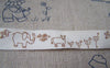 Accessories - 5.46 Yards (5 Meters) Elephant Bee Birds Cow Print Cotton Ribbon Label String A2600