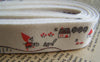 Accessories - 5.46 Yards (5 Meters) Little Red Cap Girl Print Cotton Ribbon Label String A2633