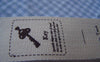Accessories - 5.46 Yards (5 Meters) Lovely Girl Eiffel Tower Key Camera Print Cotton Ribbon Label String A2853