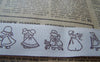 Accessories - 5.46 Yards (5 Meters) Lovely Girl Sue Print Cotton Ribbon Label String  A2658
