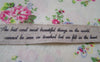 Accessories - 5.46 Yards (5 Meters) Lovely Handwriting Print Linen Ribbon Label String A2583