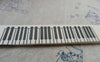 Accessories - 5.46 Yards (5 Meters) Musical Keyboard Piano Print Cotton Ribbon Label String A5560
