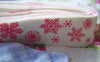Accessories - 5.46 Yards (5 Meters) Snowflake Print Cotton Ribbon Label String A2548