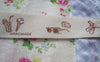 Accessories - 5.46 Yards (5 Meters) Spring Nature Key Print Cotton Ribbon Label String A2544