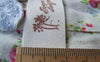Accessories - 5.46 Yards (5 Meters) Spring Nature Key Print Cotton Ribbon Label String A2544