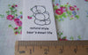 Accessories - 5.46 Yards (5 Meters) Sweet Bear Print Cotton Ribbon Label String A2594