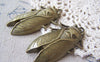 Accessories - 5 Pcs Antique Bronze Huge Cicada Pendants 34x62mm A3607