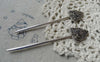Accessories - 5 Pcs Antique Silver Hairpin Bookmark 19x84mm A6514