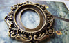 Accessories - 5 Pcs Of Antique Bronze Lovely Oval Cameo Base Settings Match 20x27mm Cameo  A3191