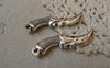 Accessories - 5 Pcs Of Antique Silver 3D Knife Charms 14x47mm A7471