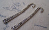 Accessories - 5 Pcs Of Tibetan Silver Hook Bookmarks 15x82mm Double Sided A4283