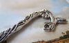 Accessories - 5 Pcs Tibetan Silver Bird Hook Bookmarks 20x120mm Double Sided A4284