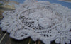 Accessories - 5 Pcs White Filigree Floral Huge Cotton Lace Doily 78x88mm A4843