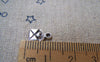 Accessories - 50 Pc Of Antique Silver Heart Mail Charms 6x10mm A1303