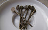 Accessories - 50 Pcs Antique Bronze Bobby Pin Hair Sticks Wavy Hair Clips 43mm With 8mm Pad A1925