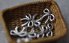 Accessories - 50 Pcs Antique Silver Bow Tie Bowtie Knot Charms 8x10mm A7806