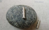 Accessories - 50 Pcs Antique Silver Flower Long Tube Cylinder Beads 3x14mm A5844