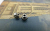 Accessories - 50 Pcs Antique Silver Round Coiled Pumpkin Rondelle Spacer Beads 4x5mm A5926