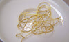 Accessories - 50 Pcs Gold Kidney Earwire Earring Components 38mm A5089
