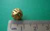 Accessories - 50 Pcs Gold Tone Filigree Ball Spacer Beads Size 10mm A1971