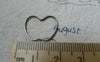 Accessories - 50 Pcs Of Antique Bronze Brass Apple Frame Rings 15x18mm A6285