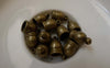 Accessories - 50 Pcs Of Antique Bronze Brass Bead Tassel Caps Cord Ends Charms 8x12mm A7472