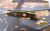 Accessories - 50 Pcs Of Antique Bronze Brooch Back Bar Pins  25mm A3412