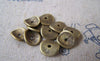 Accessories - 50 Pcs Of Antique Bronze Curved Round Potato Chip Spacer Disc Beads Charms  8x9mm A4593