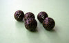Accessories - 50 Pcs Of Antique Bronze Filigree Ball Spacer Beads Size 10mm A1976