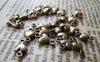 Accessories - 50 Pcs Of Antique Bronze Heart Charms Connector 5.5x10mm A1608