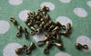 Accessories - 50 Pcs Of Antique Bronze Small Teardrop Drop Charms 3x6mm A1112