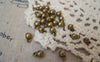 Accessories - 50 Pcs Of Antique Bronze Solid Round Ball Charms 4x6.5mm A5140