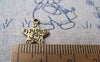 Accessories - 50 Pcs Of Antique Bronze Star Charms Double Sided 11mm A540