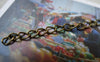 Accessories - 50 Pcs Of Antique Bronze Steel Precut Extension Chain Link  3mm  A5494