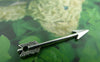 Accessories - 50 Pcs Of Antique Silver Arrow Charms 6x30mm A5940