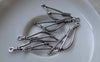Accessories - 50 Pcs Of Antique Silver Bow And Arrow Charms 10x38mm A7678