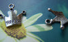 Accessories - 50 Pcs Of Antique Silver Crown Charms 17x17mm A764