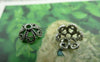 Accessories - 50 Pcs Of Antique Silver Filigree Coiled Flower Spacer Bead Caps 10mm A5946