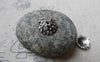 Accessories - 50 Pcs Of Antique Silver Filigree Flower Spacer Bead Caps 11mm A5949