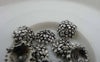 Accessories - 50 Pcs Of Antique Silver Filigree Flower Spacer Bead Caps 11mm A5949