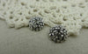 Accessories - 50 Pcs Of Antique Silver Filigree Flower Spacer Bead Caps 11mm A5949