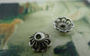 Accessories - 50 Pcs Of Antique Silver Filigree Flower Spacer Bead Caps 9mm A5947