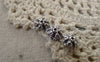 Accessories - 50 Pcs Of Antique Silver Five Leaf Bead Caps 9mm A7426