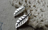 Accessories - 50 Pcs Of Antique Silver Leaf Charms 8x15mm  A6344