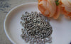 Accessories - 50 Pcs Of Antique Silver Lovely Twisted Coiled Ring 5mm A1103