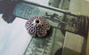 Accessories - 50 Pcs Of Antique Silver Textured Coil Flower Bead Caps Findings 4x11mm A5389