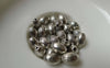 Accessories - 50 Pcs Of Antique Silver Textured Drum Beads 6x9mm A6434
