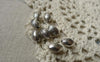 Accessories - 50 Pcs Of Antique Silver Textured Drum Beads 6x9mm A6434